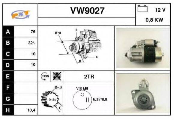 SNRA VW9027 Стартер