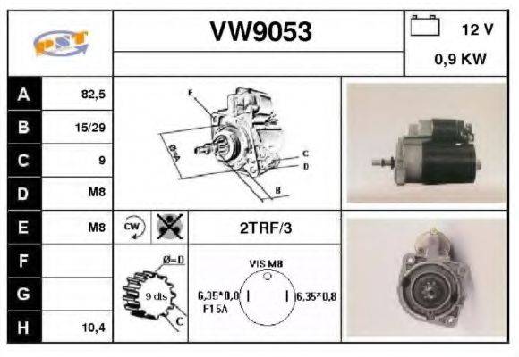 SNRA VW9053 Стартер