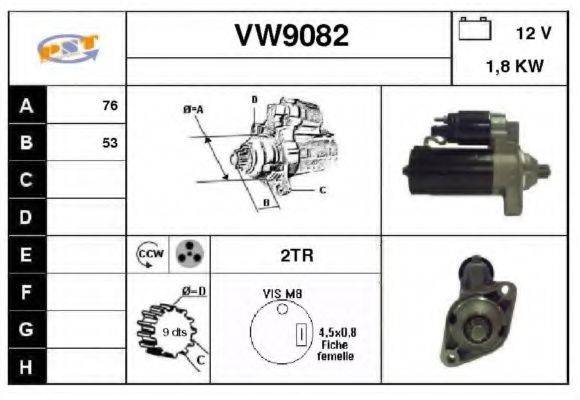 SNRA VW9082 Стартер