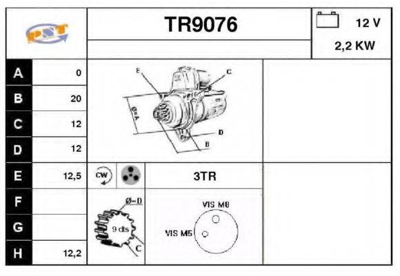 SNRA TR9076 Стартер