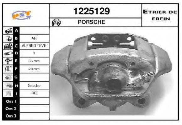 SNRA 1225129 Гальмівний супорт