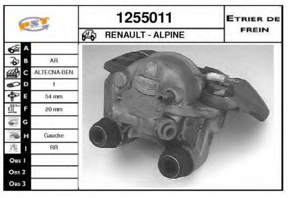 SNRA 1255011 Гальмівний супорт