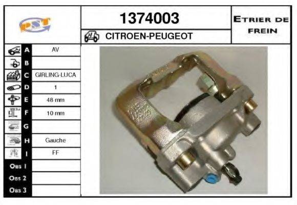 SNRA 1374003 Гальмівний супорт