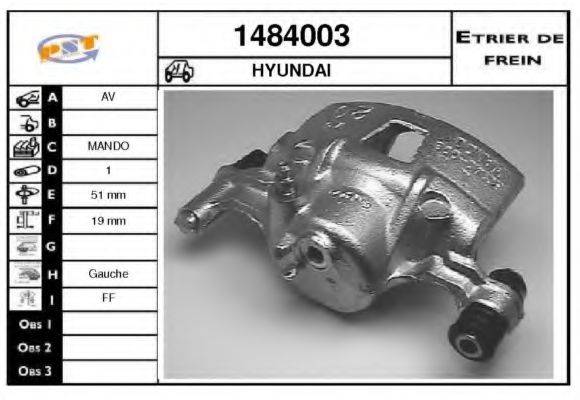 SNRA 1484003 Гальмівний супорт