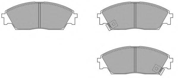 FREMAX FBP071401 Комплект гальмівних колодок, дискове гальмо