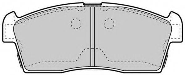 FREMAX FBP1690 Комплект гальмівних колодок, дискове гальмо