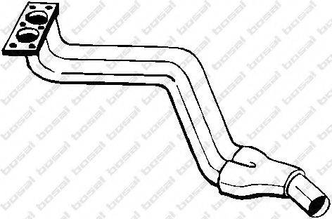 BOSAL 775859 Труба вихлопного газу