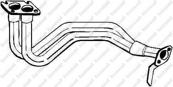 BOSAL 787017 Труба вихлопного газу