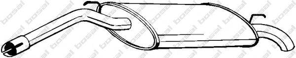 BOSAL 200155 Глушник вихлопних газів кінцевий