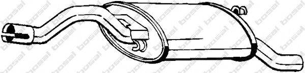 BOSAL 278467 Глушник вихлопних газів кінцевий
