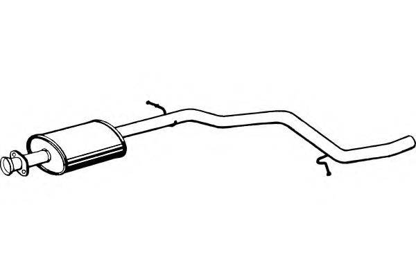 FENNO P1015 Середній глушник вихлопних газів