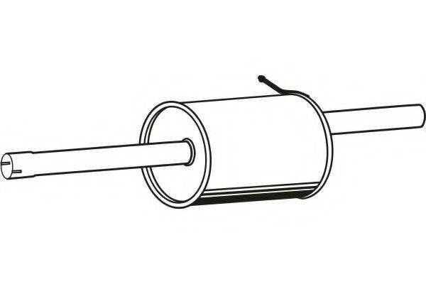 FENNO P1934 Глушник вихлопних газів кінцевий
