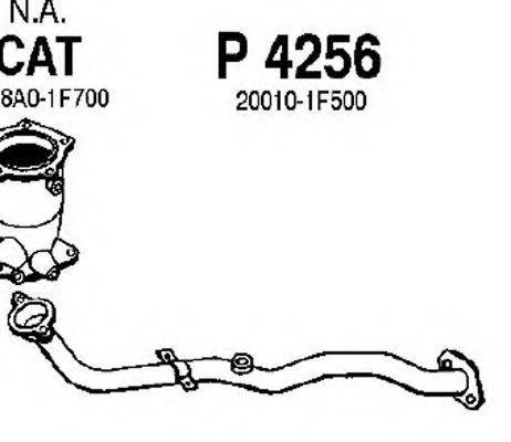 FENNO P4256 Труба вихлопного газу