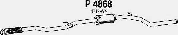 FENNO P4868 Середній глушник вихлопних газів