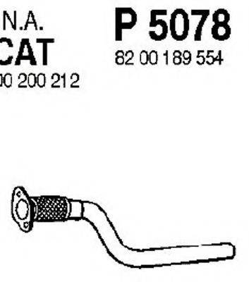 FENNO P5078 Труба вихлопного газу