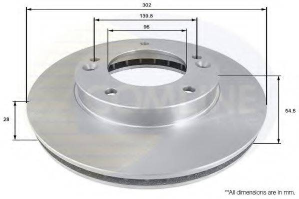 COMLINE ADC1051V гальмівний диск