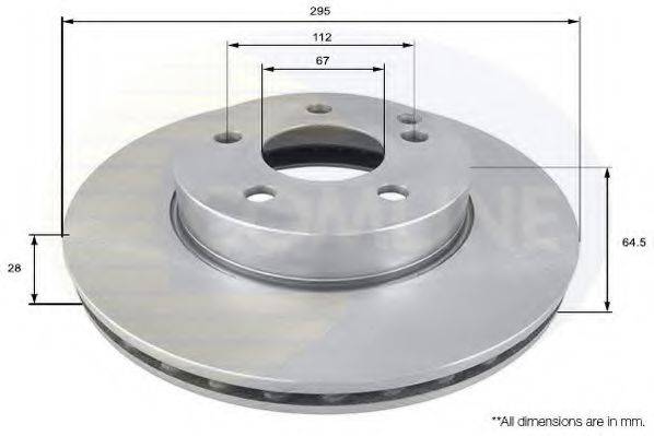 COMLINE ADC1662V гальмівний диск