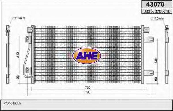 AHE 43070 Конденсатор, кондиціонер