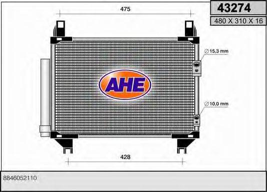 AHE 43274 Конденсатор, кондиціонер