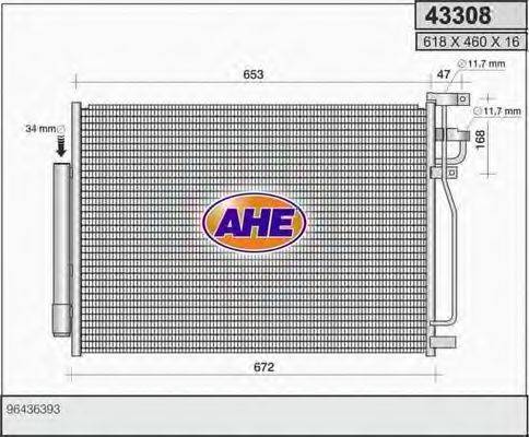 AHE 43308 Конденсатор, кондиціонер