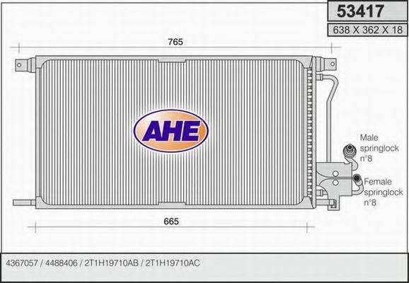 AHE 53417 Конденсатор, кондиціонер