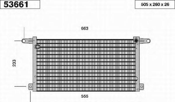 AHE 53661 Конденсатор, кондиціонер