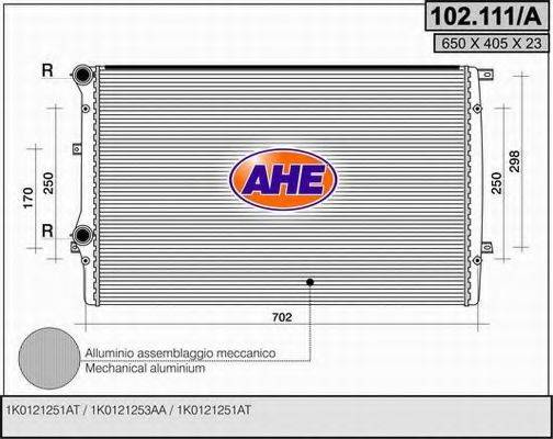 AHE 102111A Радіатор, охолодження двигуна