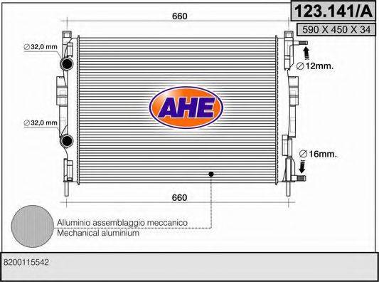 AHE 123141A Радіатор, охолодження двигуна