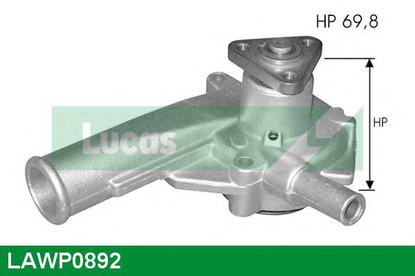 LUCAS ENGINE DRIVE LAWP0892 Водяний насос