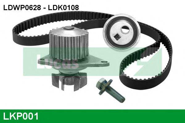 LUCAS ENGINE DRIVE LKP001 Водяний насос + комплект зубчастого ременя