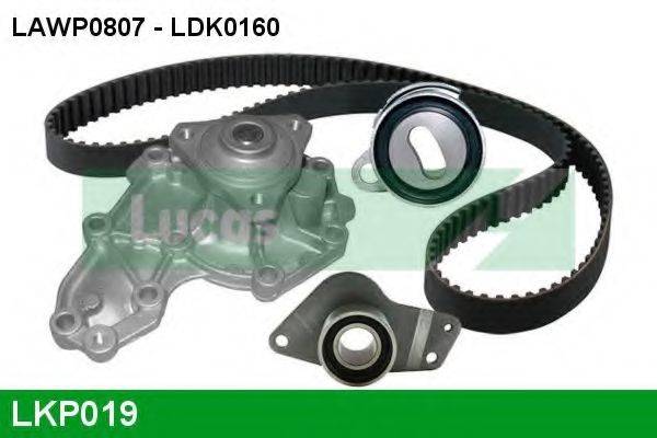 LUCAS ENGINE DRIVE LKP019 Водяний насос + комплект зубчастого ременя