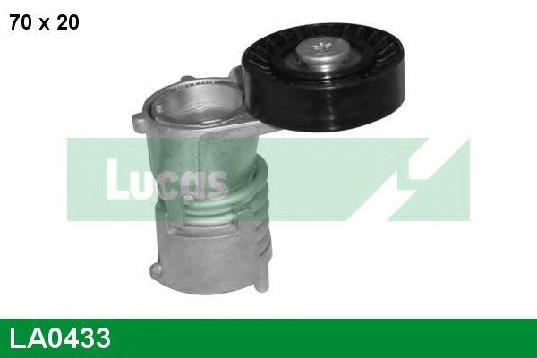 LUCAS ENGINE DRIVE LA0433 Натягувач ременя, клинового зубча