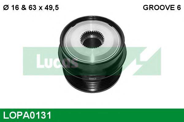 LUCAS ENGINE DRIVE LOPA0131 Механізм вільного ходу генератора