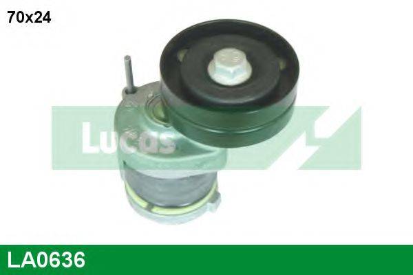 LUCAS ENGINE DRIVE LA0636 Натяжна планка, полікліновий ремінь