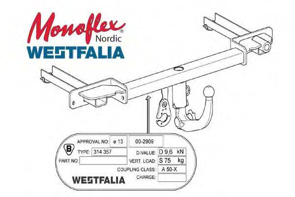 MONOFLEX 314372 Причіпне обладнання