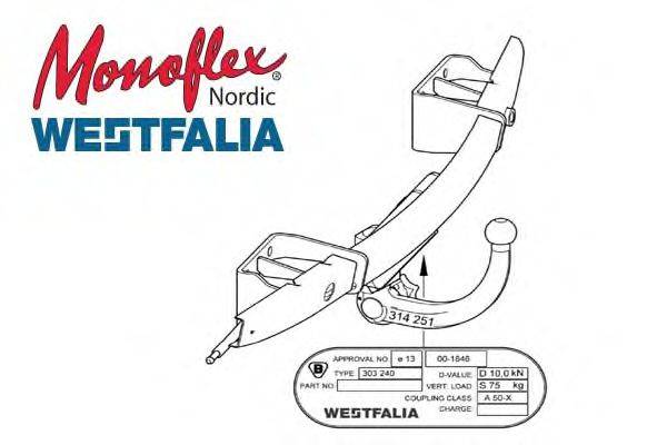 MONOFLEX 303330 Причіпне обладнання