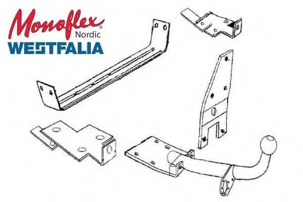 MONOFLEX 30804 Причіпне обладнання