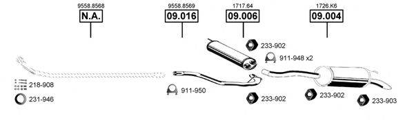 ASMET CI090370 Система випуску ОГ