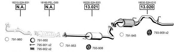 ASMET HO131100 Система випуску ОГ