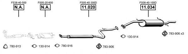 ASMET MA110400 Система випуску ОГ