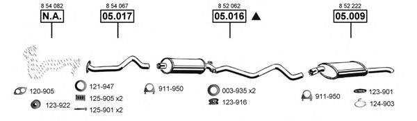 ASMET OP053630 Система випуску ОГ