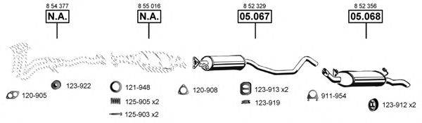 ASMET OP054860 Система випуску ОГ