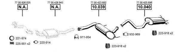 ASMET RE101875 Система випуску ОГ