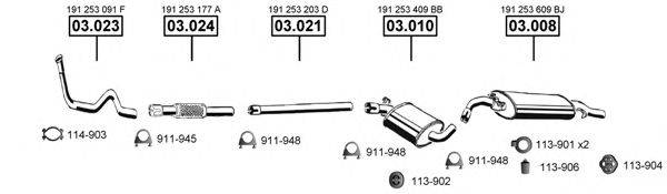 ASMET VA031425 Система випуску ОГ