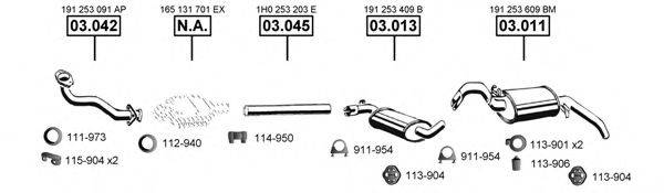 ASMET VA031500 Система випуску ОГ