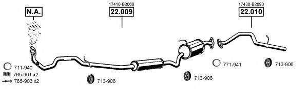 ASMET DH220510 Система випуску ОГ