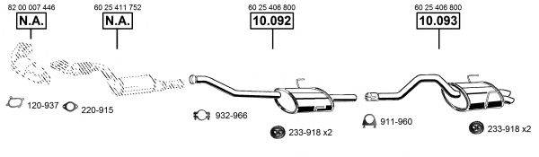 ASMET RE100980 Система випуску ОГ