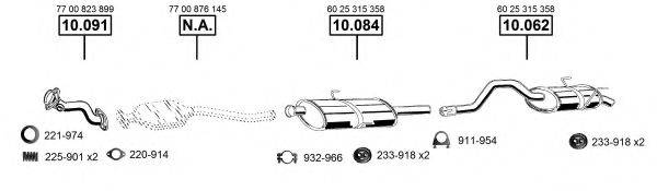 ASMET RE100900 Система випуску ОГ