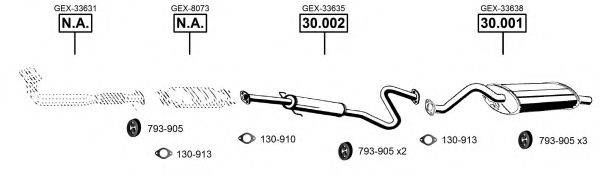 ASMET RO301355 Система випуску ОГ