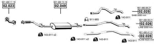 ASMET ME012420 Система випуску ОГ